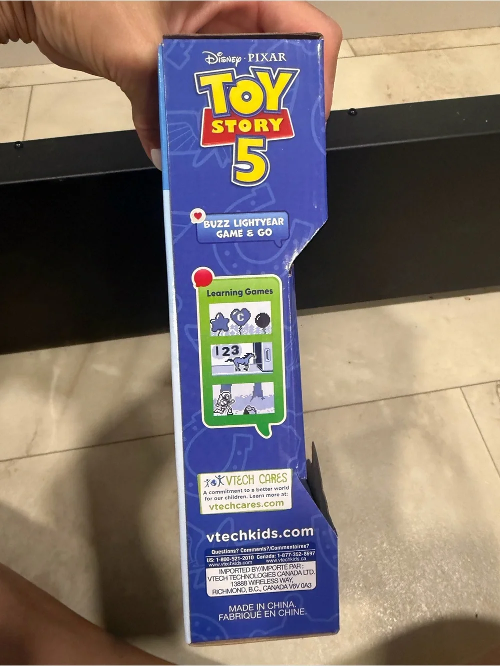 Disney Toy Story 5 Buzz Lightyear vtech Game and go - White, Purple, Green